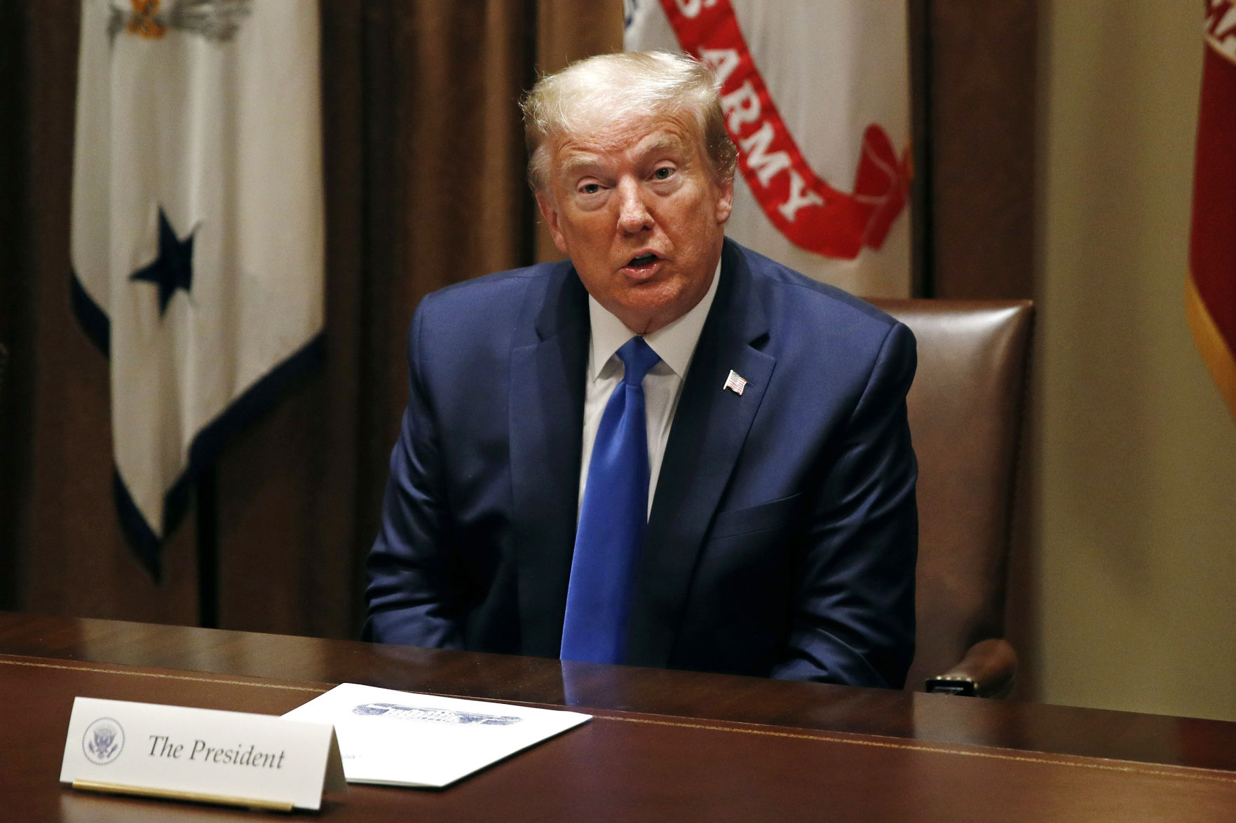 Virus Outbreak Trump